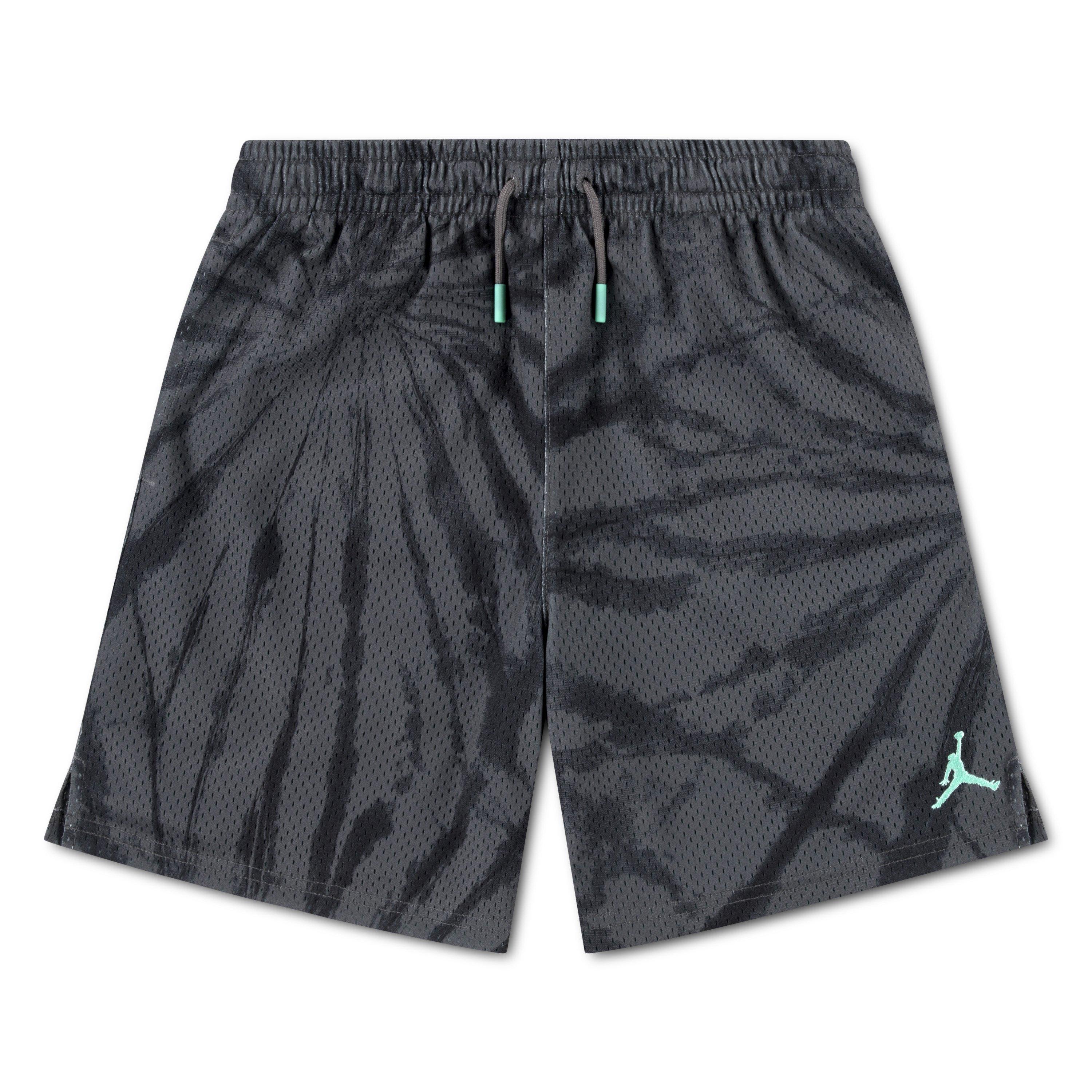 Jordan Big Boys' Tie Dye Mesh Shorts - GREY